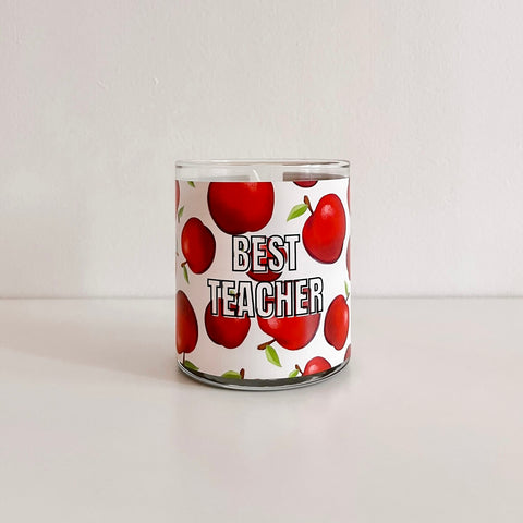 Best Teacher - Baked Candle Co Apple Orchard 8.5 oz soy candle