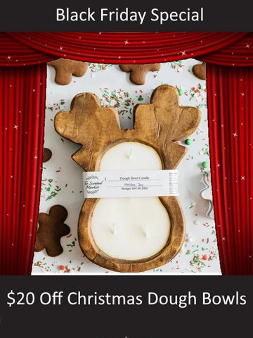 The Scented Market Christmas Dough Bowls