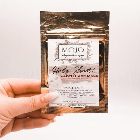 Mojo Hydrotherapy Holy Sheet Cloth Face Mask