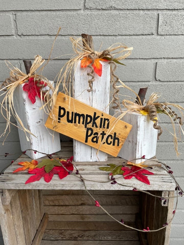 Wooden Pumpkin Sets