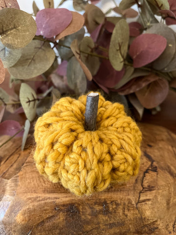 Knitted Pumpkins by Sheepie Girl